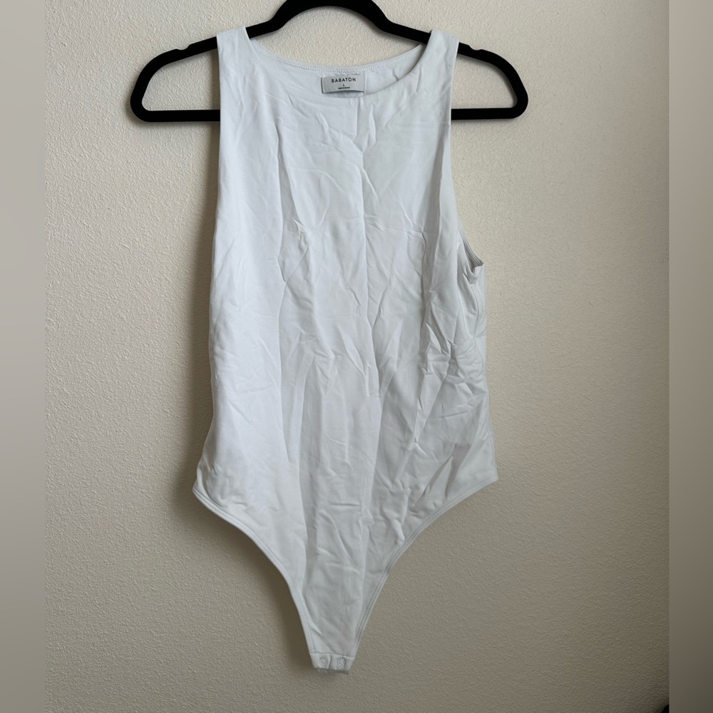 Babaton Aritzia Womens Size Large Contour High‎ Neck Sleeveless Bodysuit